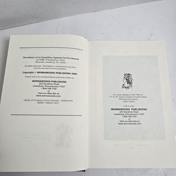 The History of an Expedition Against Fort Du Quesne in 1755 Winthrop Sargent #ed - Picture 13 of 16